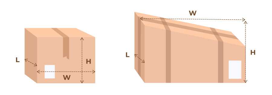 Computing volumetric weight