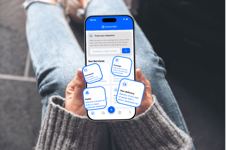 Eurosender app featured image